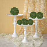 6pcs Moss 10cm Green Vase Bowl Filler Balls for Christmas Tree Garden Weddings Home Party Decor - Extra Image