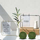 6pcs Moss 10cm Green Vase Bowl Filler Balls for Christmas Tree Garden Weddings Home Party Decor