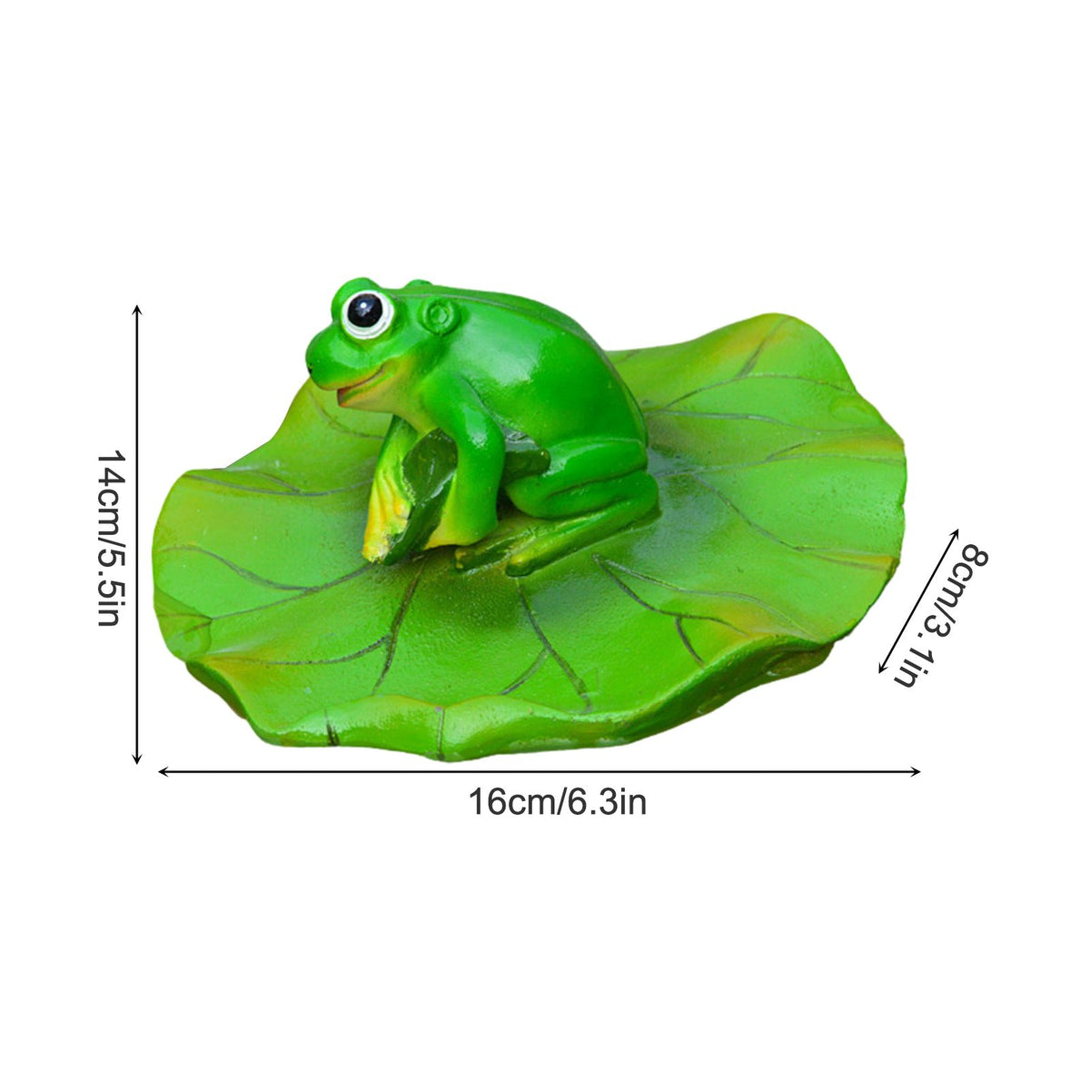Floating Leaf Decoration Resin Fake Leaves Staue Ornament for Pool Fountain Aquarium Water