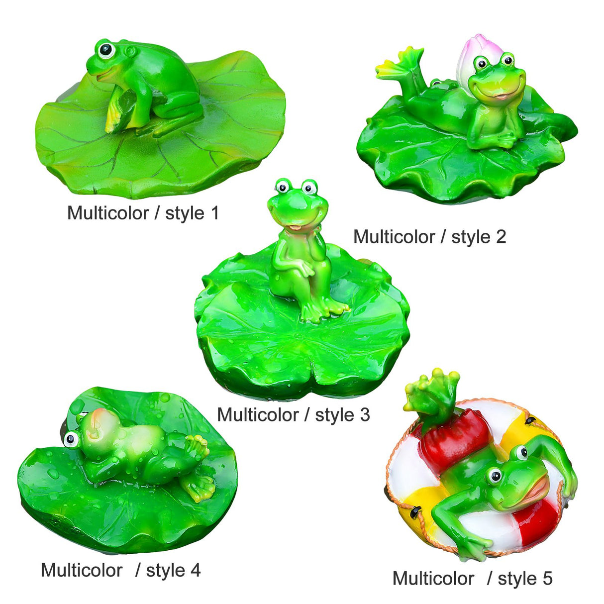 Floating Leaf Decoration Resin Fake Leaves Staue Ornament for Pool Fountain Aquarium Water