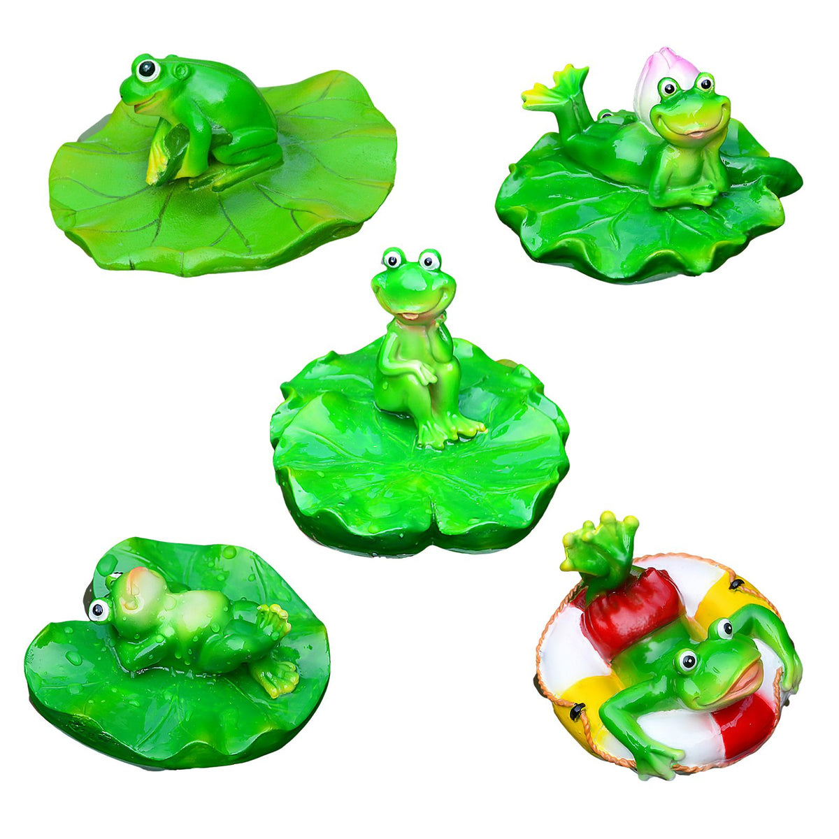Floating Leaf Decoration Resin Fake Leaves Staue Ornament for Pool Fountain Aquarium Water