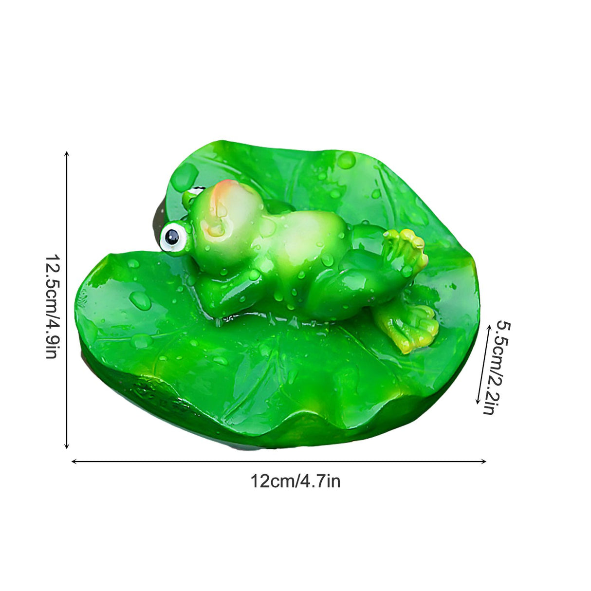 Floating Leaf Decoration Resin Fake Leaves Staue Ornament for Pool Fountain Aquarium Water