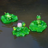 Floating Leaf Decoration Resin Fake Leaves Staue Ornament for Pool Fountain Aquarium Water