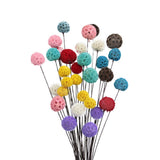 Billy Ball Flowers Dried Flowers Artificial Dried Flowers Home Garden Decoration