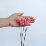 Billy Ball Flowers Dried Flowers Artificial Dried Flowers Home Garden Decoration