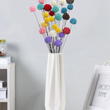 Billy Ball Flowers Dried Flowers Artificial Dried Flowers Home Garden Decoration - Extra Image