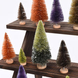 21pcs Artificial Christmas Trees Set Decoration Sisal Wood False Christmas Trees Kit - Extra Image