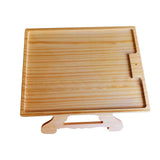 Wooden Sofa Tray Mobile Phone Stand Fruit Plate Wood Craft Ornament