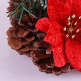 Christmas Decorations Candlesticks Christmas Table Centerpiece - Front View