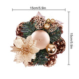Christmas Decorations Candlesticks Christmas Table Centerpiece - 45-Degree Angle