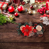 Christmas Decorations Candlesticks Christmas Table Centerpiece