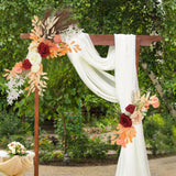 Wedding Decoration Arch Flower Welcome Water Sign Flower Artificial Flowers Swag