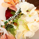 Wedding Decoration Arch Flower Welcome Water Sign Flower Artificial Flowers Swag - Side View