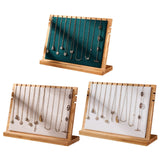 Bamboo Wood Pendant Display Board Jewelry Display Board Necklace Rack Removable Jewelry Display Props - Extra Image