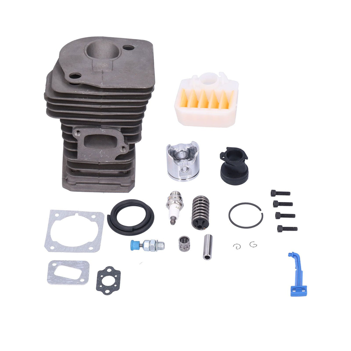 340 345 350 Cylinder Piston Air Filter Paper Pad Intake Pipe Spark Plug Pressure Reducing Valve 40mm for HUSQVARNA