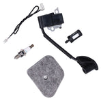 Ignition Coil Module Sponge Spark Plug Oil Filter Suitable for Stihl FS90R FS100R Trimmer High Pressure Package