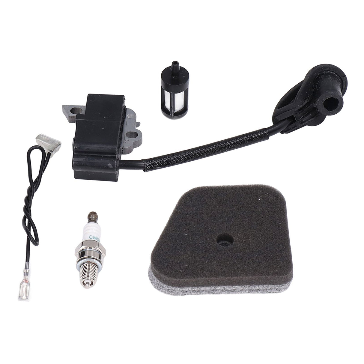 Ignition Coil Module Sponge Spark Plug Oil Filter Suitable for Stihl FS90R FS100R Trimmer High Pressure Package