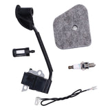 Ignition Coil Module Sponge Spark Plug Oil Filter Suitable for Stihl FS90R FS100R Trimmer High Pressure Package