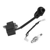 Ignition Coil Module Spark Plug Fit Replacement for STIHL Fs90r Fs110r Fs110 Lawn Mower Trimmer - Close-Up Angle