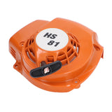 Pull Starter Assembly Chainsaw Rewind Starter 4237 080 2113 Replacement for Stihl HS81T HS86R - Rear View