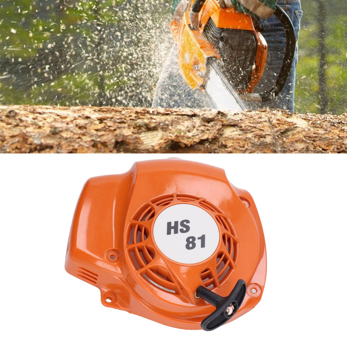 Pull Starter Assembly Chainsaw Rewind Starter 4237 080 2113 Replacement for Stihl HS81T HS86R