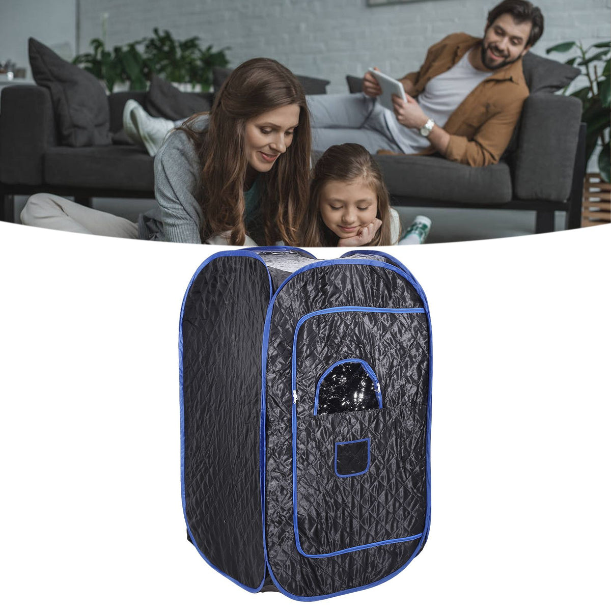 Portable Sauna Box Folding Steam Box Improve Blood Circulation Sauna Tent for Household