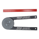 Angle Finder 360 Degrees Easy Measurement Free Rotation Portable Size Accurate Miter Saw Protractor for Woodworking