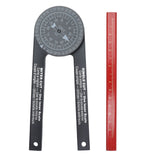 Angle Finder 360 Degrees Easy Measurement Free Rotation Portable Size Accurate Miter Saw Protractor for Woodworking