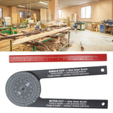 Angle Finder 360 Degrees Easy Measurement Free Rotation Portable Size Accurate Miter Saw Protractor for Woodworking