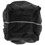 Bike Basket Cover Black Snow Defence Waterproof Dustproof Lightweight Reflect Light Bike Basket Liner - Close-Up Angle
