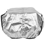 Bike Basket Cover Black Snow Defence Waterproof Dustproof Lightweight Reflect Light Bike Basket Liner