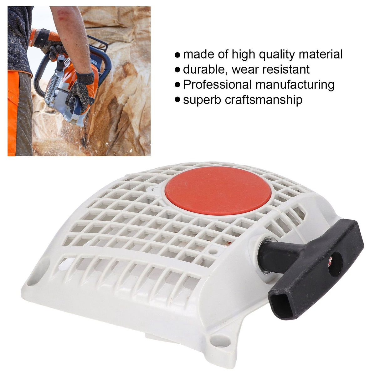 Starter Pull Plate Recoil Starter Pull Start Assembly for Steele MS261 MS261C MS271 MS271C MS291 MS291C Chain Saw