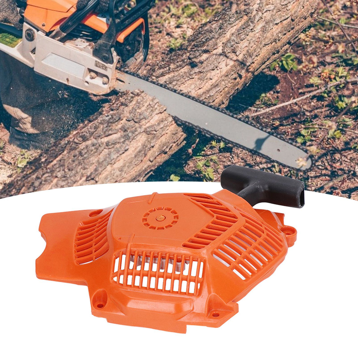 Chainsaw Pull Starter Assembly Garden Chain Saw Starter Replacement for Husqvarna 555 560