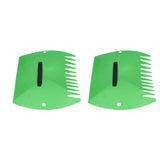 Gardenised Pair of Leaf Scoops Easy to Clean Save Time Leaf Scoops Hand Rakes for Garden and Yard - Front View