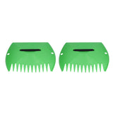 Gardenised Pair of Leaf Scoops Easy to Clean Save Time Leaf Scoops Hand Rakes for Garden and Yard
