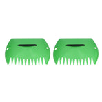 Gardenised Pair of Leaf Scoops Easy to Clean Save Time Leaf Scoops Hand Rakes for Garden and Yard
