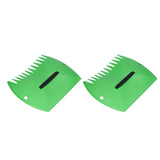 Gardenised Pair of Leaf Scoops Easy to Clean Save Time Leaf Scoops Hand Rakes for Garden and Yard