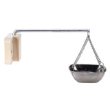 Sauna Essential Oil Bowl Square Shaped Dry Steam Room Essential Oil Bowl Sauna Room Fragrance Supplies - Side View
