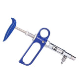 2ml Livestock Syringe Injector Continuous Adjustable Animal Injector for Cattle Sheep Pig Goat
