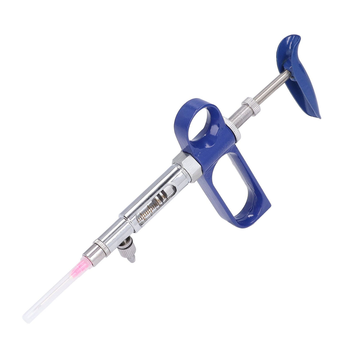 2ml Livestock Syringe Injector Continuous Adjustable Animal Injector for Cattle Sheep Pig Goat