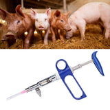 2ml Livestock Syringe Injector Continuous Adjustable Animal Injector for Cattle Sheep Pig Goat - Extra Image