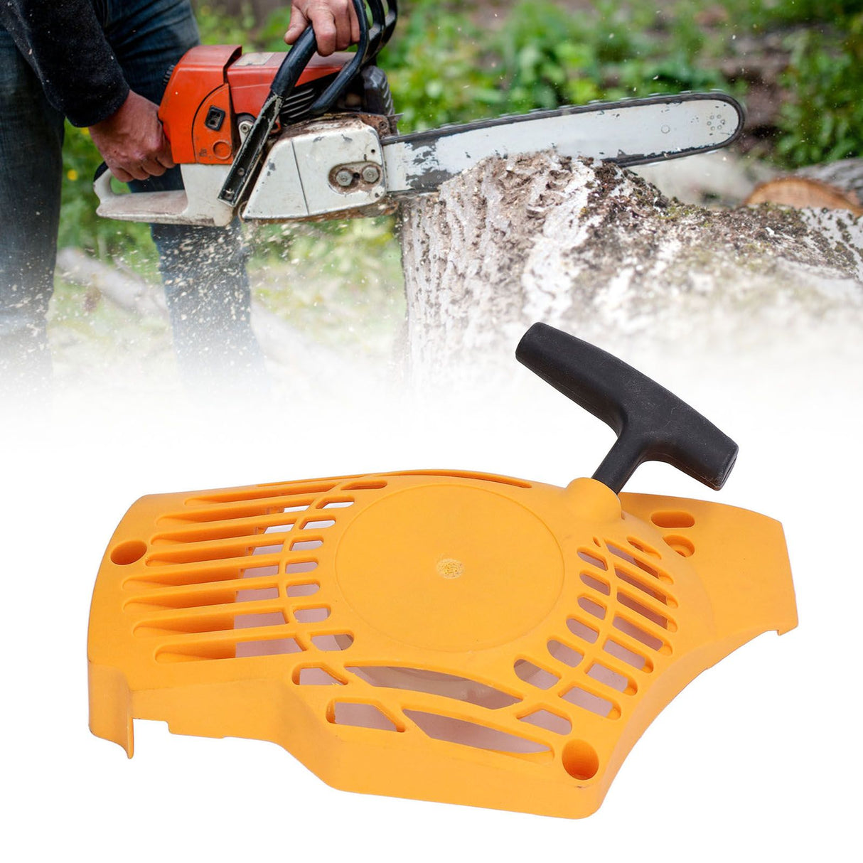 Chainsaw Starter Assembly Garden Pull Starter Replacement Part Fit for Partner 340 360