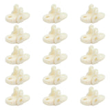 15pcs Greenhouses Pulley Plastic White Durable Ventilator Pulley Wheel for Agriculture Livestock Farms Greenhouses