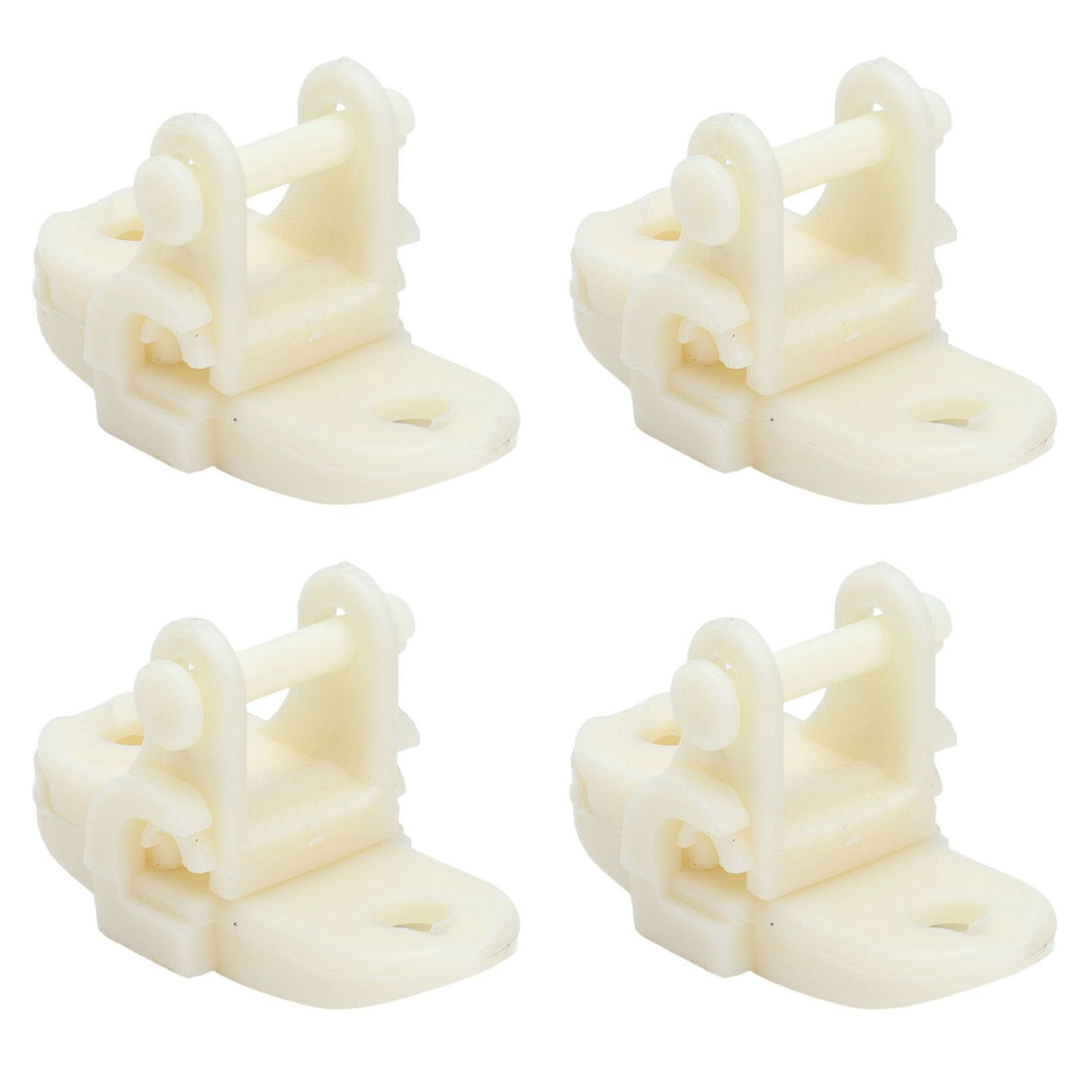 15pcs Greenhouses Pulley Plastic White Durable Ventilator Pulley Wheel for Agriculture Livestock Farms Greenhouses