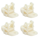 15pcs Greenhouses Pulley Plastic White Durable Ventilator Pulley Wheel for Agriculture Livestock Farms Greenhouses - Side View