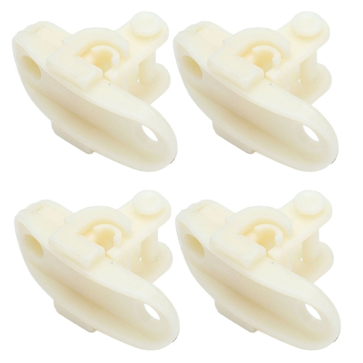 15pcs Greenhouses Pulley Plastic White Durable Ventilator Pulley Wheel for Agriculture Livestock Farms Greenhouses
