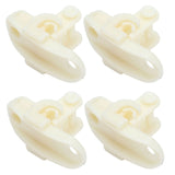 15pcs Greenhouses Pulley Plastic White Durable Ventilator Pulley Wheel for Agriculture Livestock Farms Greenhouses