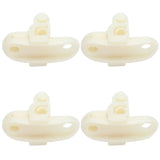15pcs Greenhouses Pulley Plastic White Durable Ventilator Pulley Wheel for Agriculture Livestock Farms Greenhouses