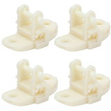 15pcs Greenhouses Pulley Plastic White Durable Ventilator Pulley Wheel for Agriculture Livestock Farms Greenhouses - Low Angle