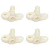 15pcs Greenhouses Pulley Plastic White Durable Ventilator Pulley Wheel for Agriculture Livestock Farms Greenhouses
